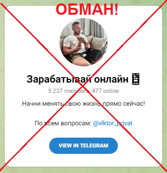 Телеграмм-канал Зарабатывай онлайн 📱 — отзывы, разоблачение