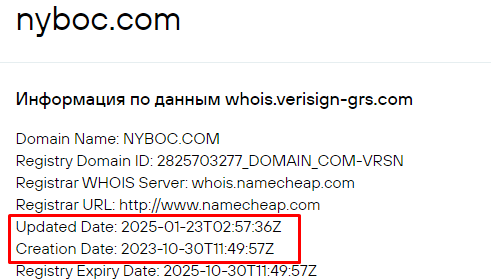 Проект Nyboc — отзывы, разоблачение