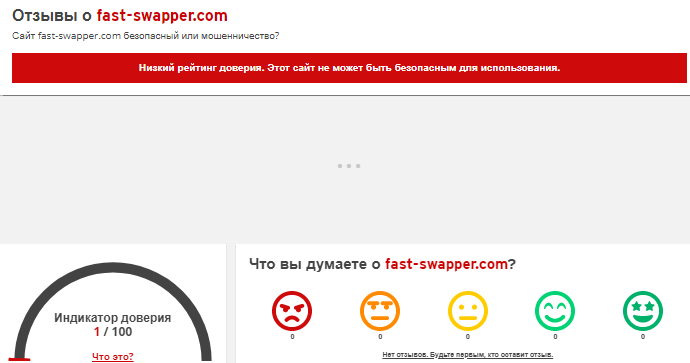 Проект Fast-swapper — отзывы, разоблачение