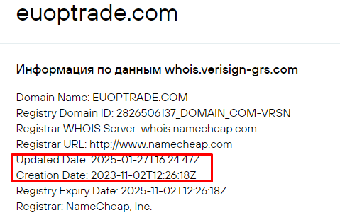 Проект Euoptrade — отзывы, разоблачение