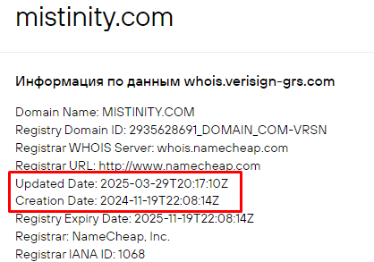 Проект Mistinity — отзывы, разоблачение