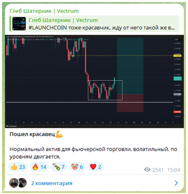Телеграмм-канал Глеб Шатерник | Vectrum — отзывы, разоблачение