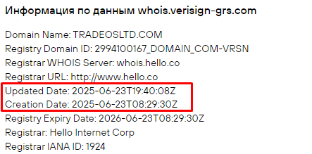 Проект TradeOS — отзывы, разоблачение