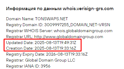 Проект TONSWAPS — отзывы, разоблачение