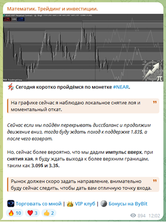 Телеграмм-канал Математик. Трейдинг и инвестиции. — отзывы, разоблачение