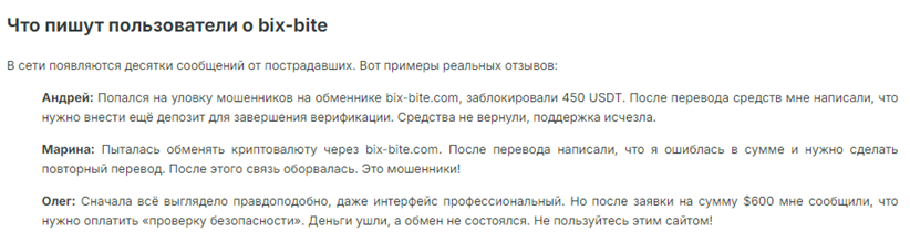 Проект Bix-Bite — отзывы, разоблачение